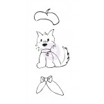 Mixed Media Doll Cling Stamp - Dog Treats